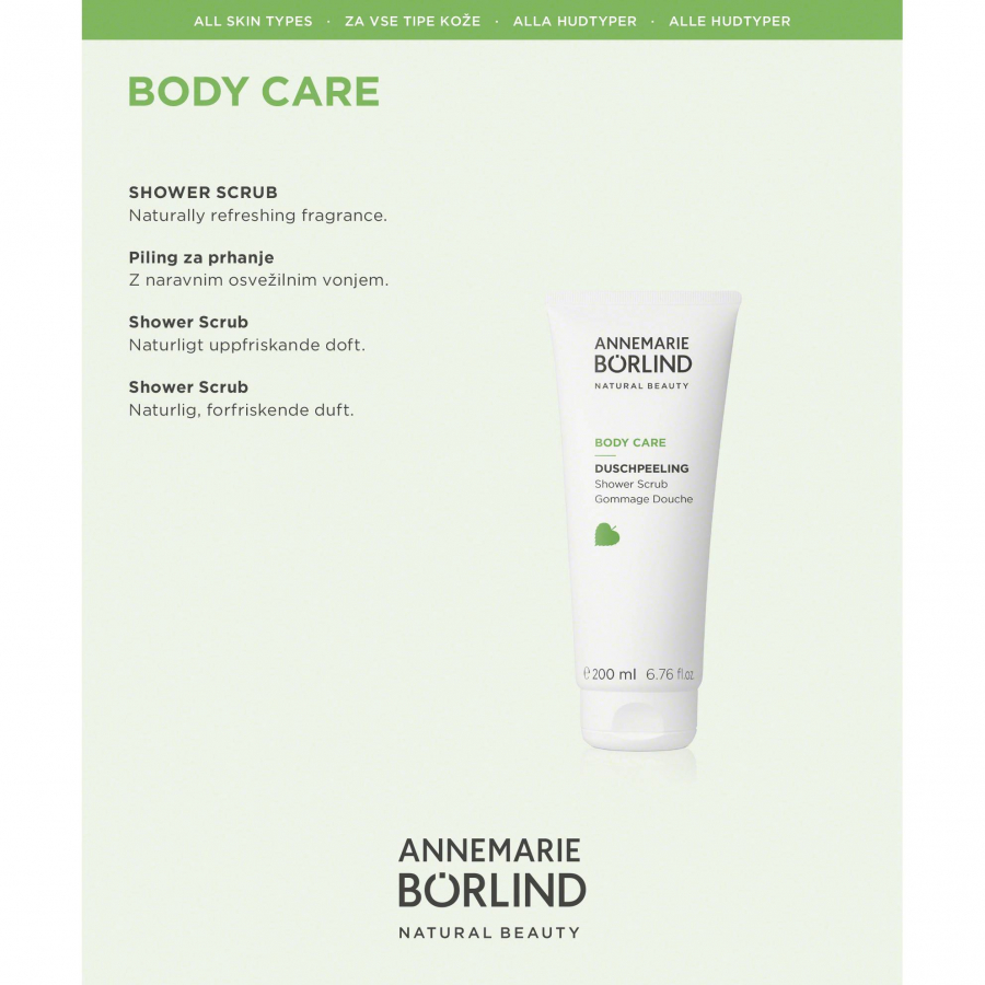Annemarie Börlind VZORKA BODY CARE Sprchový peeling pre všetky typy pokožky, 1x2ml